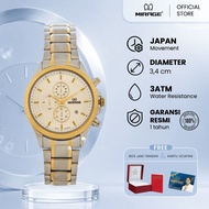 Mirage Women's Analog Watch 8787 L Silver Gold Original Stainless