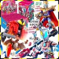 Action Figures Ultraman Galaxy Version GV14-Connect The Wishes Model Kit 1 Box Contains 9 Pcs