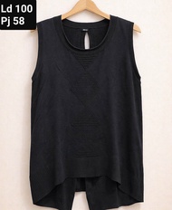 THRIFT VEST KNIT & TANK TOP PREMIUM RAJUT PRELOVED [ Violetta Thrift ]