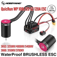 Quicrun WP Hobbywing 10Bl120 G2 120A ESC 3652 3660 G2 Motor 2-4S Waterproof Sensorless Brushless