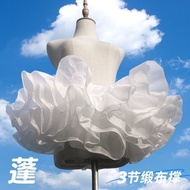 裙撑Lolita35cm日常暴力无骨软纱撑狗短洛丽塔飞裙撑半身蓬蓬8.18 Lolita petticoat 35cm, everyday use, boneless soft tulle suppo