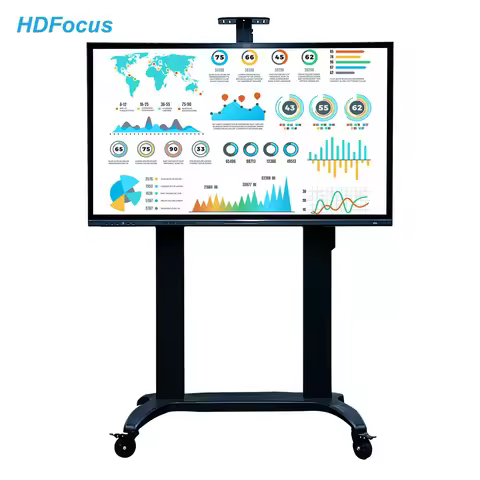 Odm Interact Display 4K Smart Board Portable Touch Screen Whiteboard Meeting Room 65 Inch Interactiv