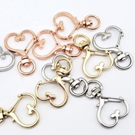 Heart keychain resin craft art accessories subsidiary materials