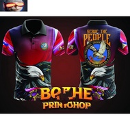 (Xiaoxin)New Design purple Full Sublimation Polo Shirt