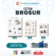 A5 A6 A4 Brochure Printing Package 1-Sided - 2-Sided High-Res Full Color/
