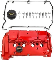 MITZONE N18B16A Upgrade Aluminum Engine Valve Cover Kit Compatible with Mini Cooper S Hatchback Road