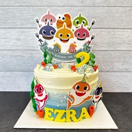 Baby Shark Themed Cake/Birthday Cake
