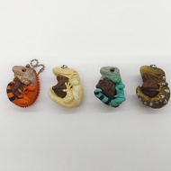 Genuine Bulk Mane Lizard Gecko Gecko Lizard Reptile Animal Model Pendant Capsule Toy