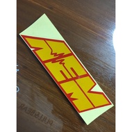 AEM car sticker