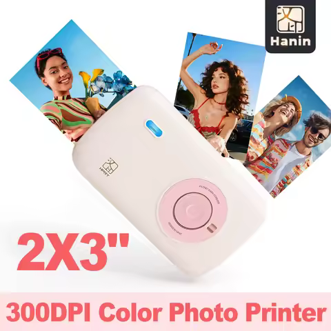 300dpi CP2100 Portable Photo Printer Portable Mini Color Bluetooth Wireless Connection Travel Mobile