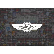 Boeing 737 Cutting Sticker Size 12 Cm for Motorcycles