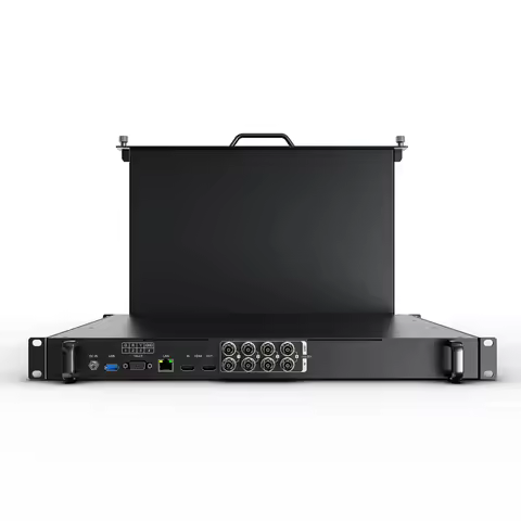 Lilliput RM1731S-12G Vdieo Monitor 17.3 Inch Screen 4K 12G SDI 1RU Pull-out Rack Mount Field⊰Monitor
