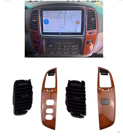 Car Dashboard Air Vent Panel Cover For Toyota Land Cruiser 100 LC100 FJ100 UJZ100 1997-2007 A/C Air 