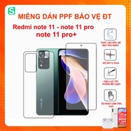 Paste Ppf Xiaomi Redmi Note 11 / Note 11s / Note 11t / Note 11 pro / Note 11E pro Screen And Back