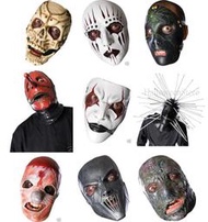 +鐵八甲+美國代購滑結活結重金屬樂團屌九頂面具Slipknot Mask Heavy Metal