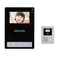 KOCOM KCV-434 Black 4.3inch TFT LCD Color Video Phone + KC-C60 Door Camera Touch Intercom