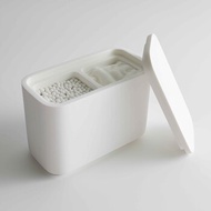 INFINITE 多用途儲物盒(棉花球棉花棒)- # Matt White L140 D70 H102mm