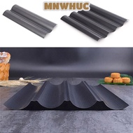 MNWHUC Baguette Mold, Nonstick 2/4 Grooves Baguette Baking Tray,  Waves Baking Tool French Bread Toa