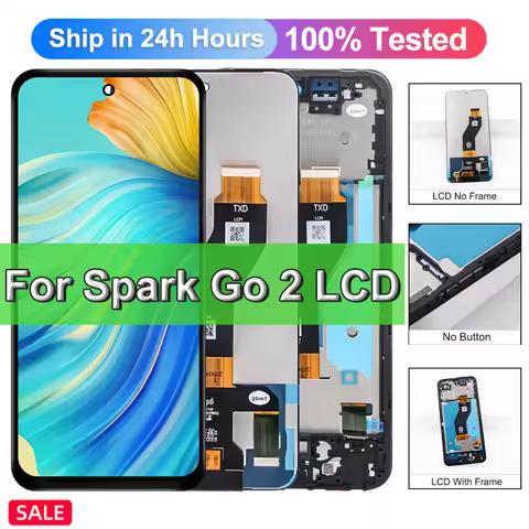LCD For Tecno Spark Go 2 KM4 LCD Display Touch Screen Digitizer Assembly replacement part For Spark 