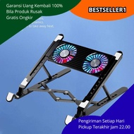 Foldable Laptop Cooling Pad 2 Fans 17.3 Inch USB Type C Trendy Contemporary Simple Elegant Stylish D