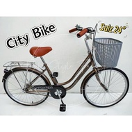 24'' CITY BIKE FOXTER / BASIKAL 24'' / 24'' VINTAGE CLASSIC CITY BIKE / CLASSIC CITY BIKE / BASIKAL 