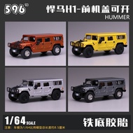 596 1/64 Hummer H1 Diecast car Car Model Simulation Alloy Diecast Car Children and Boys Collection D