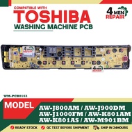 AW-J800AM / AW-J900DM / AW-J1000FM / AW-K801AM / AW-K801AS / AW-M901BM TOSHIBA WASHING MACHINE PCB B