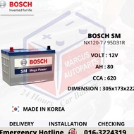 BOSCH SM MEGA POWER NX120-7 | N70Z | 95D31R CAR BATTERY