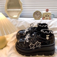 Y2K Punk Style Small Leather Shoes for Women