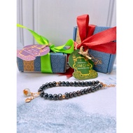 Premium Hampers • Eid Hampers • Ramadan Hampers • Premium Tasbih Bracelet Prayer Beads Aesthetic • 99-point Tasbih Souvenirs Latest Models | Beautiful 99-point Pearl Tasbih |Tasbih Wedding Souvenirs |Pearl Tasbih 33rd Prayer Equipment