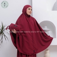 RF Nabilla - COD Mukena Dewasa Travelling 2in1 Katun Premium Murah