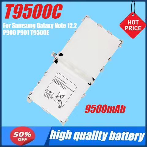 9500mAh Tablet Battery T9500C For Samsung Galaxy Note 12.2 P900 P901 T9500E SM-P905M SM-P900 SM-T900