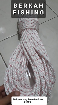 Tali tambang pengikat 7mm kualitas super (Q-rope) 10-50meter