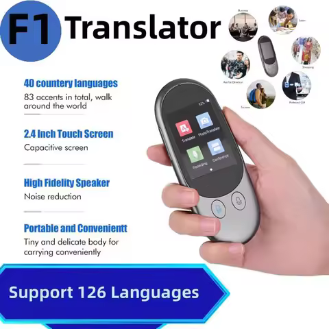 Translator Instant Voice Traductor Online 126 Languages F1 With Camera Support Photographic Scanning