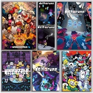 0LIR indie rpg game U-Undertale Poster Modern Wall Art Bedroom Living Room Print Unframed