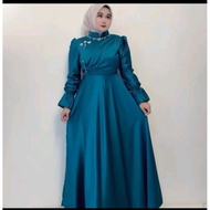 Bj Dreas Branded Thick Material Baj Gamid Long Sleeve Robe for Muslim Women Ghamis Deres Teenagers L