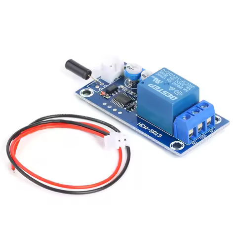 Delay Time Vibration Sensor Trigger Board Sensor Trigger Board for DIY Alarm System Relay Switch Mod