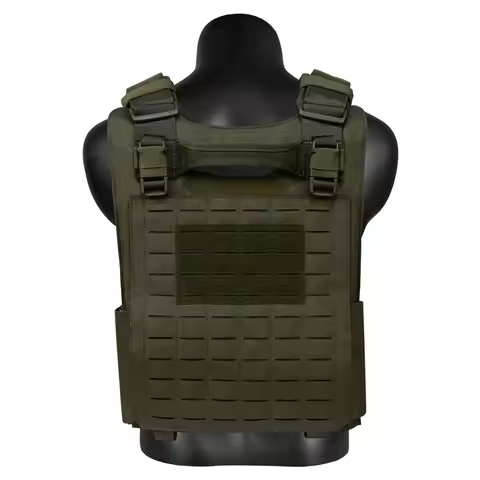 GAF Large Custom Tactical Vest in Durable 1000D Nylon Holding SAPI Hard PlateInch Plate Carrier Plat
