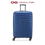 Delsey Paris Shadow 5.0 75cm 4 Double Wheels Expandable Trolley Case - Blue