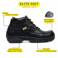 Septy Septi Field Work Shoes Synthetic Leather Strap - Original Caterpillar Steel Toe Project Safety