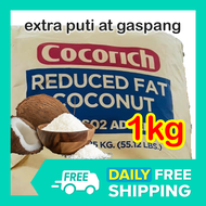 1kg Cocorich DESSICATED COCONUT (Philippine Made) EXPORT QUALITY for Macaroons Bread Pudding Kakanin