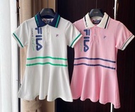 女童Fila polo領連身裙