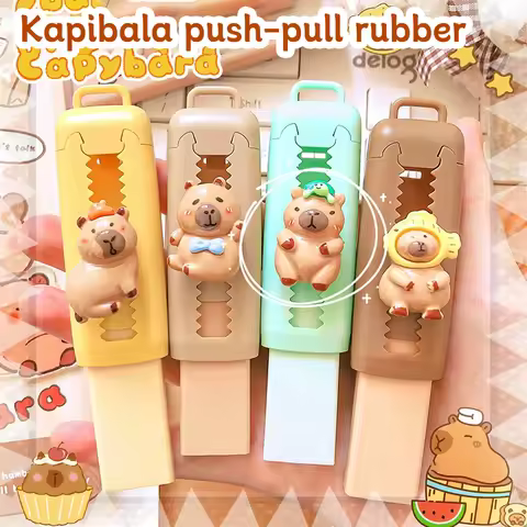Kapibala push-pull eraser, suitable for drawing and design, office culture and educational supplies
