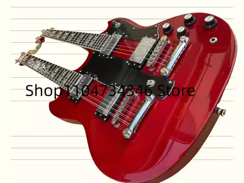 aA-N send tomorrow 6strings and 12 strings double neck 0 shop custom electric guitar
