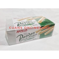 Apollo Pandan Stick Wafer. Pandan Flavor Wafer Stick. Pandan Cream Biskut