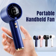 【 100 Speed 】3000mAh Kipas Tangan Mudah Alih 100 Speed Portable Handheld Fan | LED Display | Recharg