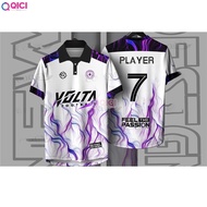 【Available】Purple Classic Futsal Football Baju Jersey Custom Name Volta Jersey