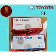 Intake-Exhaust Valve TOYOTA 5L TIGER 3000CC 8V (Box Of 4) FUJI JAPAN Brand