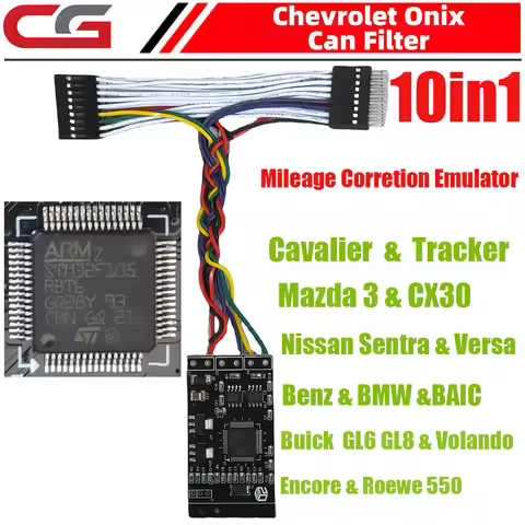 CG100 CG100X CAN Filter Universal 10in1 for Chevrolet Onix Benz BMW Can-filter Mazda 3 Nissan Mileag