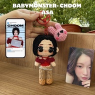 BABYMONSTER ASA/ BABYMONSTER CROCHET DOLL/ ASA CROCHET DOLL/ BAEMON/ BABYMONSTER CHOOM/